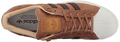 Adidas Superstar коричневые с черным