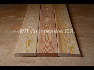 Планкен 20х165 мм лиственница сорт Экстра