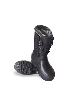 Сапоги бахилы мужские со шнуровкой, ЭВА Б-16, черный, размер 42