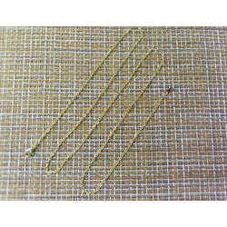 Цепочка простое плетение 2,0 мм х 61см 24" золотистый