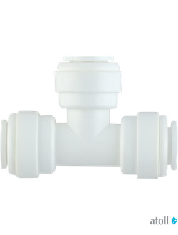 Тройник atoll UT0404 1/4ц x1/4ц x1/4ц (Union Tee) (Z-Q-7044)