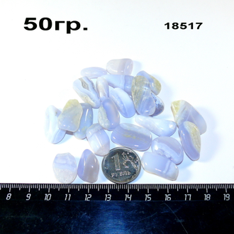 Агат сапфирин натуральный арт.18517: россыпь для декорирования