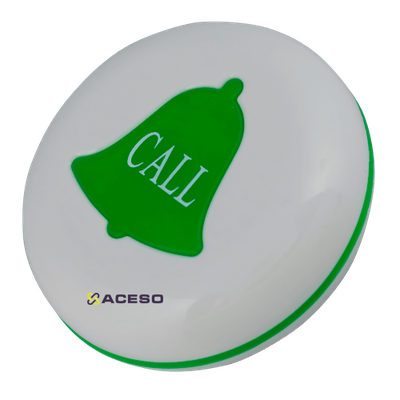 K-V ВЛАГОЗАЩИЩЁННАЯ КНОПКА ВЫЗОВА (БЕЛЫЙ/ЗЕЛЁНЫЙ)