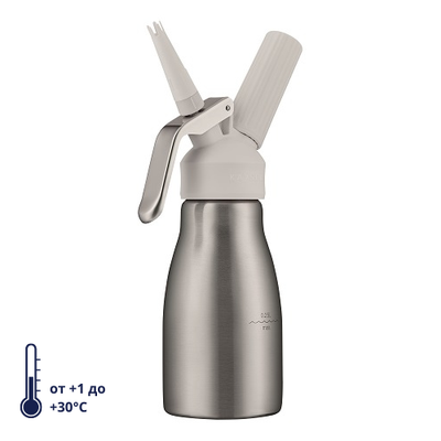 Сифон (кремер) для взбивания сливок 0,25 л. нерж/пластик