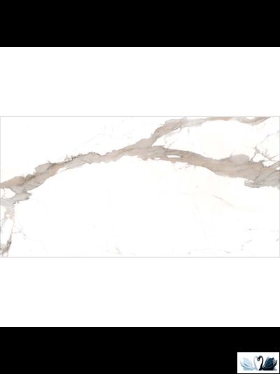 Керамогранит Zerde Tile Calacatta brown 60x120 см глянцевый