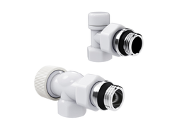 Набор термостатический осевой Royal Thermo Design 1/2"М30х1,5 (Белый)