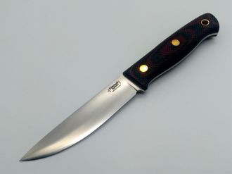 Нож Росомаха сталь D2 красно-черная микарта