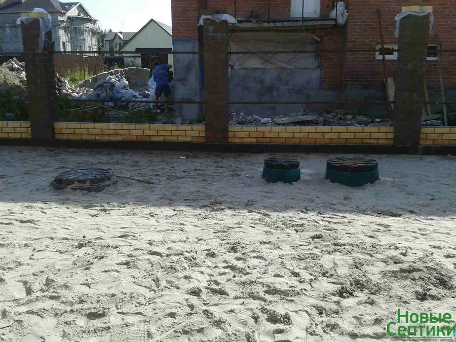 Монтаж септика Термит 5,5 (Цимлянское, 2017)