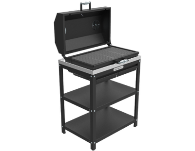 Стол-гриль с решёткой из чугуна