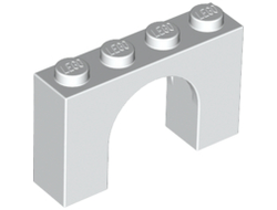Arch 1 x 4 x 2, White (6182 / 6031098 / 618201)
