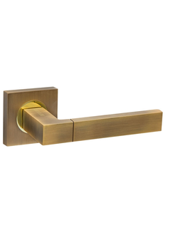 Ручка Fuaro (Фуаро) раздельная ETHNO KM AB/GP-7 бронза/золото