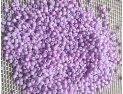 Бисер Китайский №12-150/1 светло-сиреневый матовый,  50 грамм
