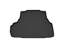 Коврик в багажник пластиковый (черный) для Chevrolet Epica (06-12)  (Борт 4см)