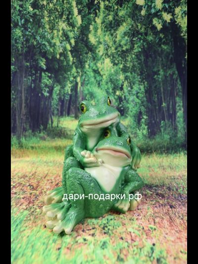 Лягушки влюбленные 23*22*20см   0,950кг   полистоун Россия 1318//016791