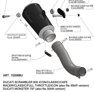 Глушитель - LEOVINCE LV-10 BLACK 15206BU