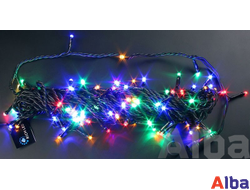 Гирлянда-Нить 10 м, 24В, МУЛЬТИ, IP65 ПВХ, статика