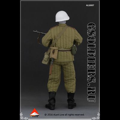 Красноармеец в зимнем обмундировании  - коллекционная фигурка 1/6  Winter Soviet soldier Suit AL10007 - AlertLine