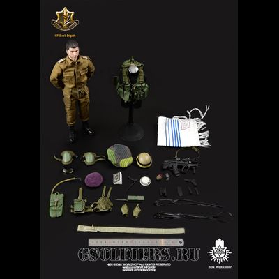 Боец бригады Гивати - Израиль - коллекционная фигурка 1/6 IDF Givati Brigade in Gaza Strip DK 80001 - D&amp;K WorkShop (БЕЗ ПОДАРОЧНОЙ КОРОБКИ)