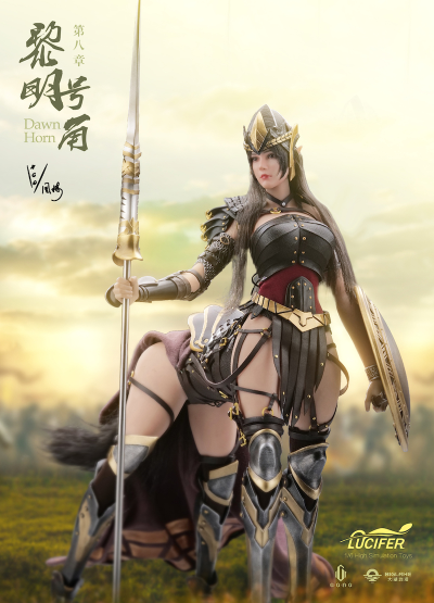 ПОСЛЕ ОБЗОРА - Эльфийка-кентавр - КОЛЛЕКЦИОННАЯ ФИГУРКА 1/6 Centaur Elf - Dawn Horn (LXF2309A) - LUCIFER