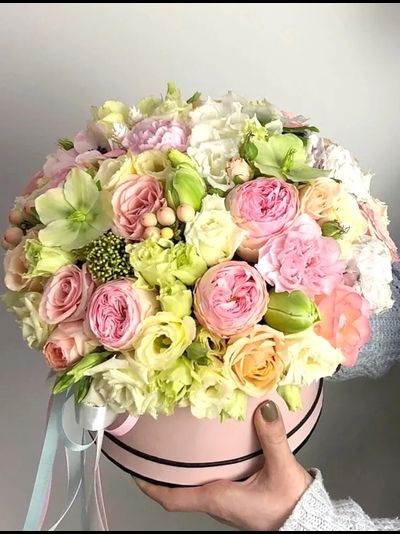 Шляпная коробка Цветочный взрыв