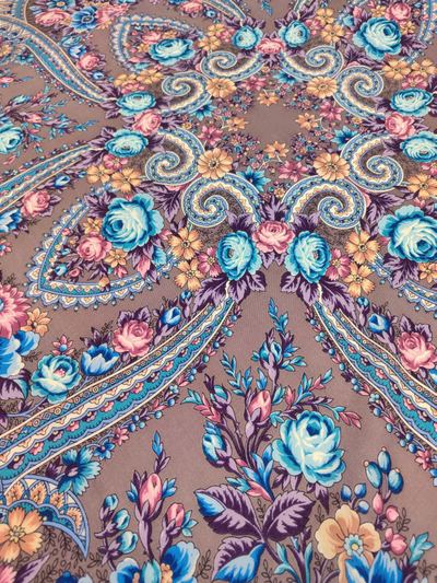 Павловопосадский платок Подружкины посиделки 1993-16