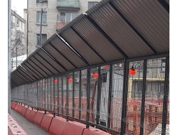 Забор 3АП для ограждения периметра стройки в Москве и Подмосковье | Горзабор