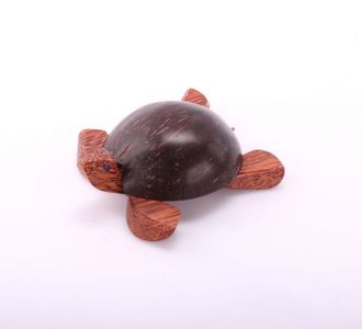 Модель № W141: пепельница &quot;Черепаха&quot; из древесины кокоса
