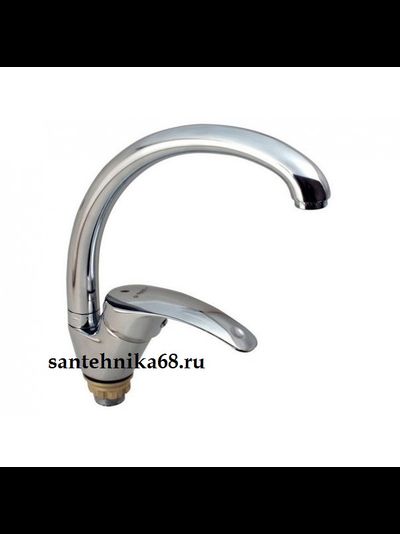 Смеситель для кухни боковой на большой гайке Do.Korona DK-4703B-740 в комплекте подводка