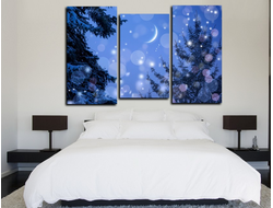Модульная картина "Волшебная ночь"