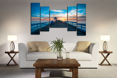 Модульная картина "Мост к солнцу"