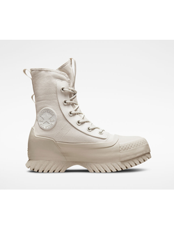 Кеды Converse Chuck Taylor All Star Lugged 2.0 Platform Leather белые высокие заказать в Москве