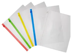 Конверт на молнии для документов А4 с карманом для визитки