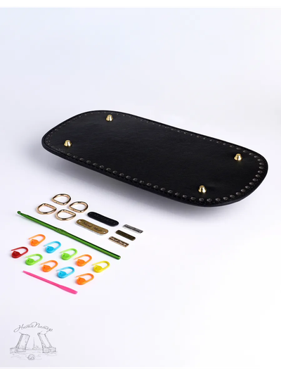 Донышко для вязания интерьерной корзинки 30 на 15 см