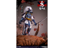 Самурай-кузнечик, синий - КОЛЛЕКЦИОННАЯ ФИГУРКА 1/12 Soldier - Gweitong series 2 (CT00B) - CROW TOYS