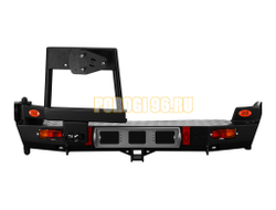 Задний силовой бампер серии Трофи на Chevrolet NIVA 2002-2020 (03.117.03)