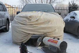 Отогрев легковых авто