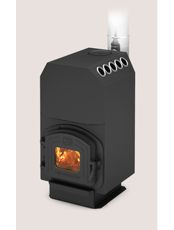 Отопительная печь ТОП-модель-140 с чугунной дверцей