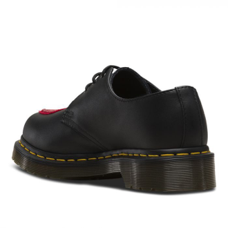 ПОЛУБОТИНКИ DR. MARTENS 1461 HEARTS ЧЕРНЫЕ