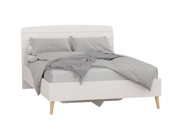 Спальня АФИНА - Кровать 1400 с основанием Кашемир серый