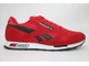 Кроссовки Reebok Classic замшевые красные