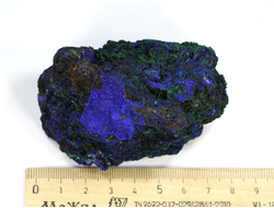 Азурит, Малахит, Азуромалахит, коллекционный образец, Россия (75*55*48 мм, 237 г) №20383