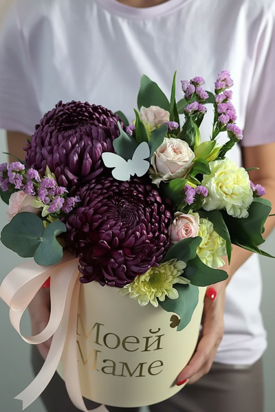 Цветочная композиция для мамы № 604