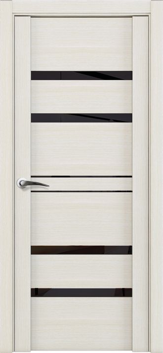 Межкомнатная дверь "Uniline 30030" капучино велюр (стекло)