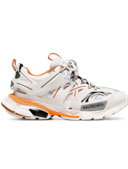 Кроссовки Balenciaga белые с оранжевым