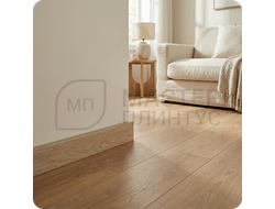 Плинтус с кабель-каналом Comfort Classic 80 80х16х2200 мм. Дуб мокко 204