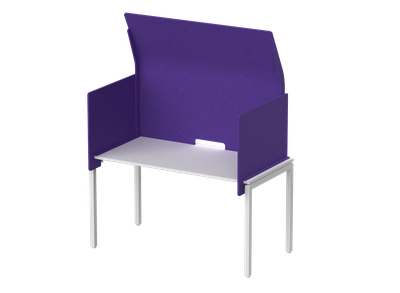 Кабина с высоким экраном-парусом