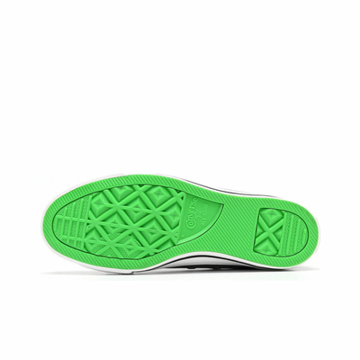 Кожаные Кеды Converse All Star Ctas Ox Mason Gnar с зеленой подошвой 165666C