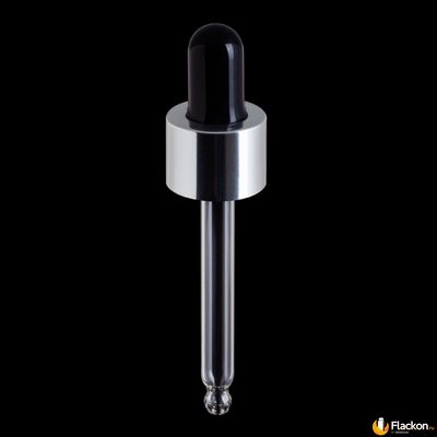 Пипетка Ария 18/410 серебристо-чёрная трубка 68 мм