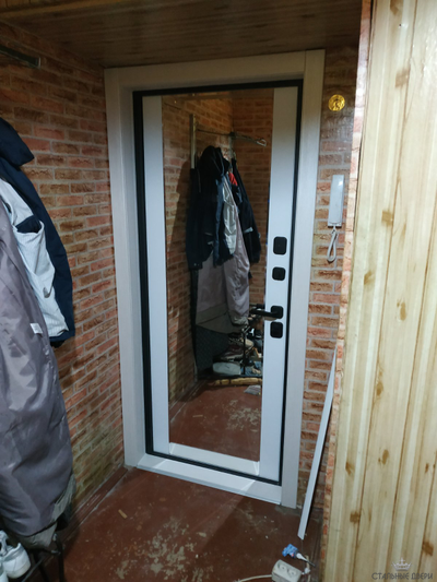 Ника Зеркало Фацет Эммалит белый