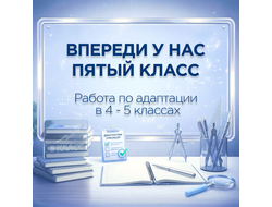 Методический пакет для педагога-психолога «Впереди у нас пятый класс» — работа по адаптации в 4–5 кл